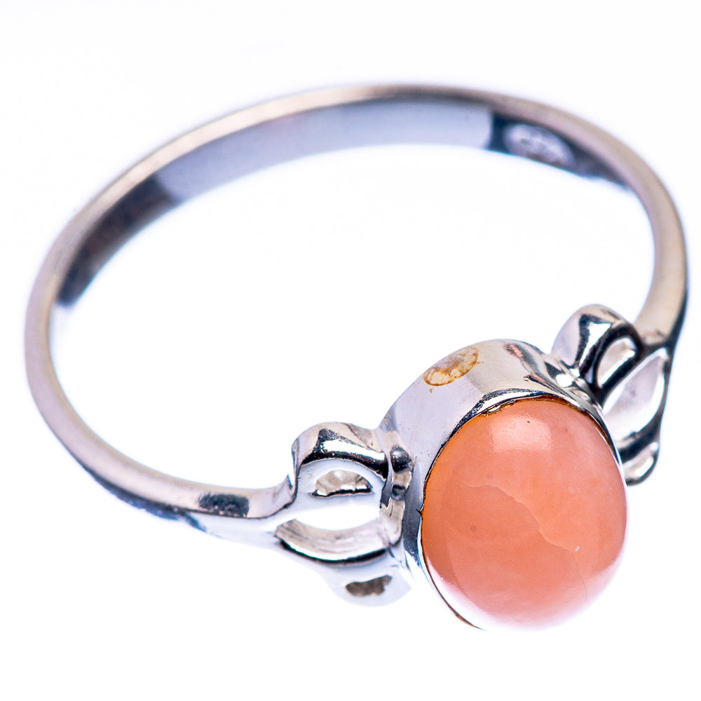 Pink Opal Dainty Ring Size 7 (925 Sterling Silver) R142606