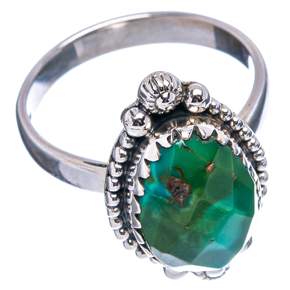 Hubei Turquoise Ring Size 7.5 (.925 Sterling Silver)