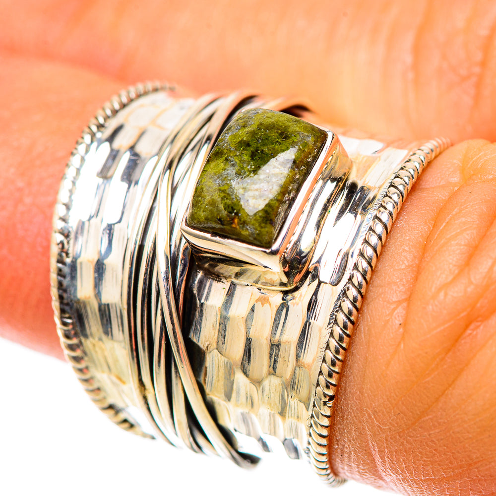 Green Tourmaline Ring Size 5.75 (925 Sterling Silver) RING138545