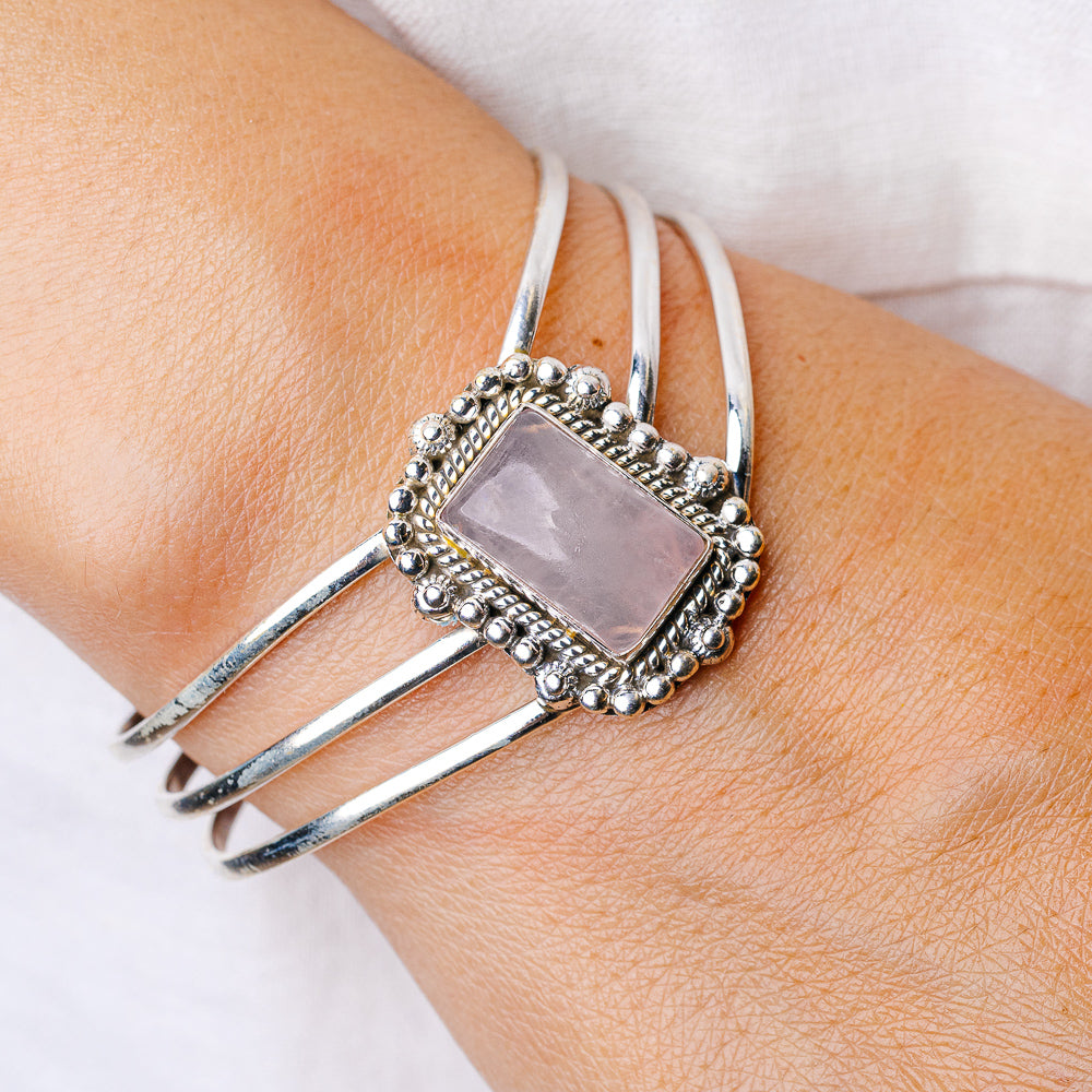 Rainbow Moonstone Bracelets Adjustable (925 Sterling Silver) B90407