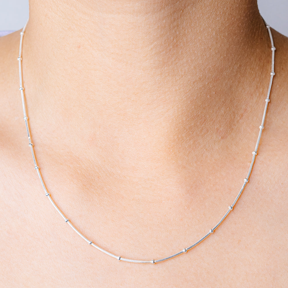 Ball Chain Chain 18" (925 Sterling Silver) C2602