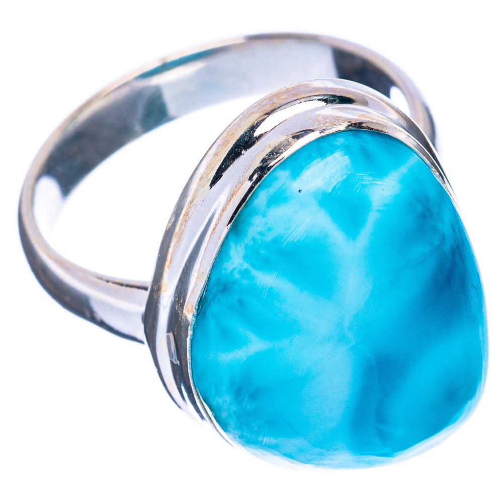 Larimar Ring Size 7 (925 Sterling Silver) R2931