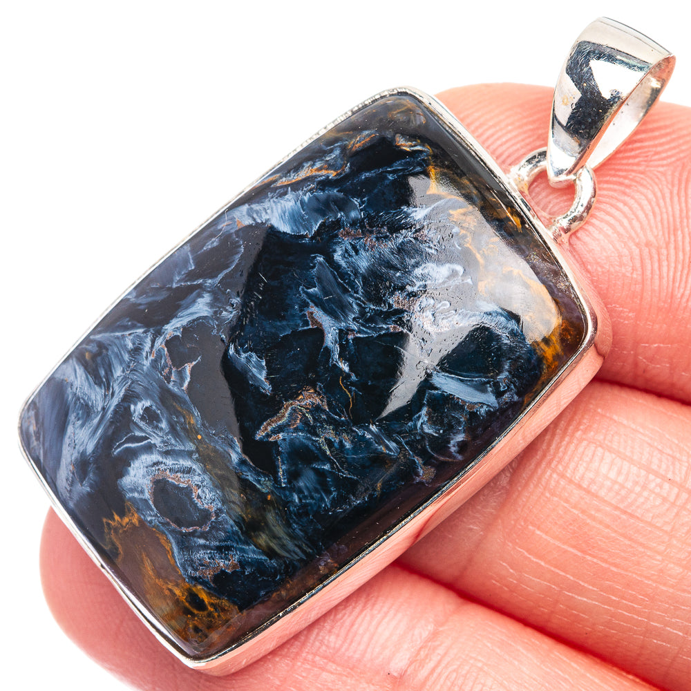 Pietersite Pendant 1 5/8" (925 Sterling Silver) P39294