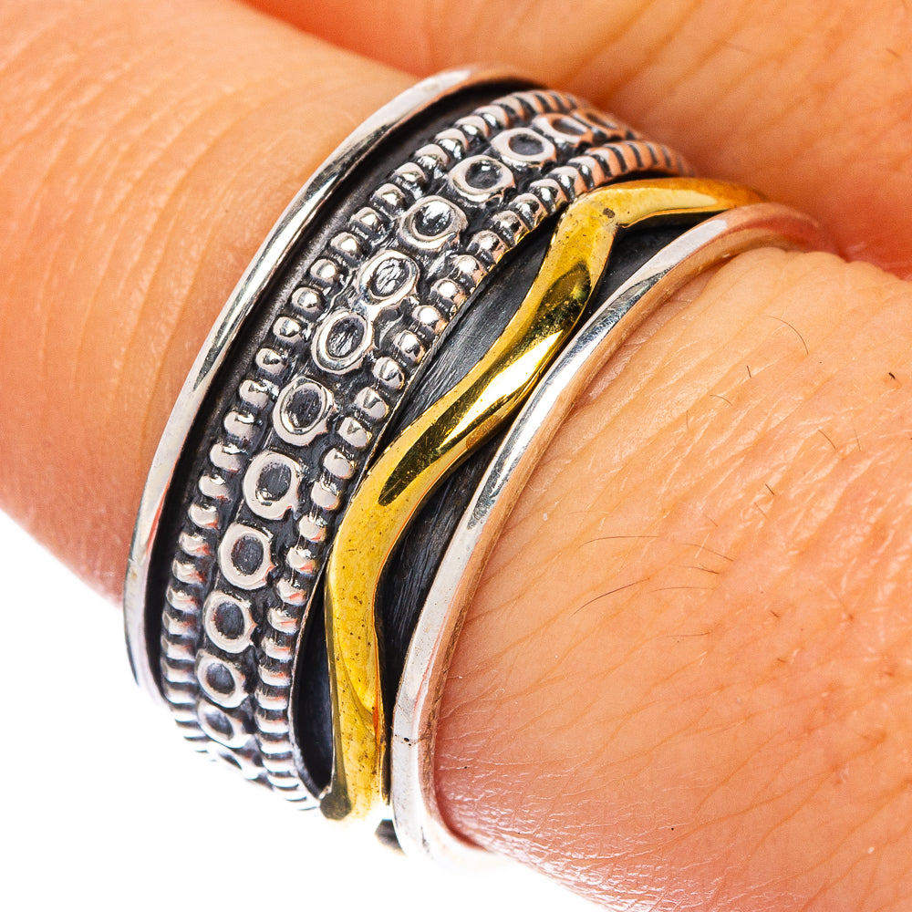 Spinner Ring Ring Size 7.75 (925 Sterling Silver) R1296