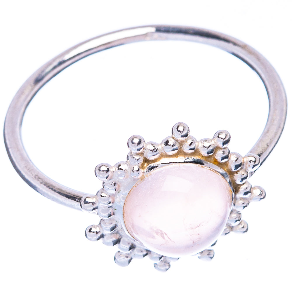 Rose Quartz Dainty Ring Size 8 (925 Sterling Silver) R146916