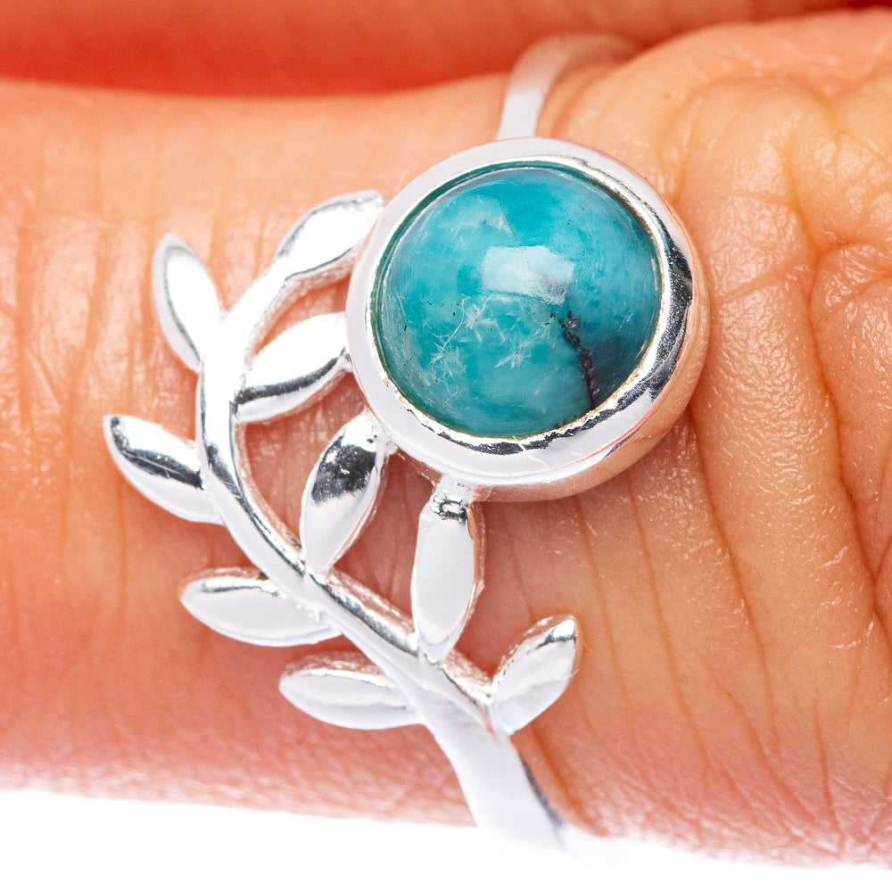 Larimar Dainty Ring Size 6 (925 Sterling Silver) R145816