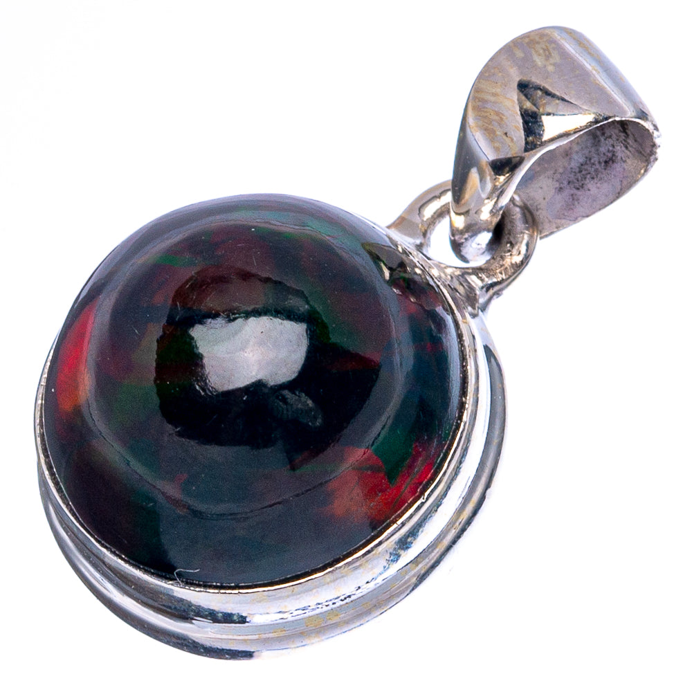 Rare Black Opal Pendants 1" (925 Sterling Silver) P43264