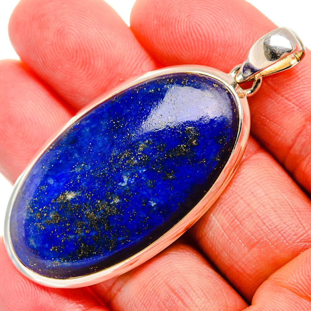 Lapis Lazuli Pendant 2 3/8" (925 Sterling Silver) PD38037