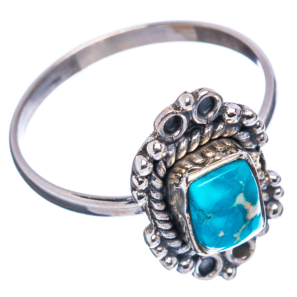 Sonoran South Hill Turquoise Dainty Ring Size 5.75 (.925 Sterling Silver)