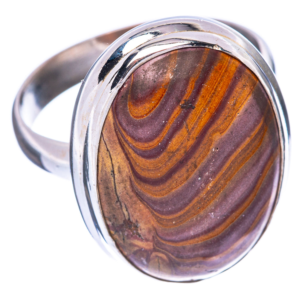 Rainbow Hickoryite Ring Size 8.5 (925 Sterling Silver) R1645