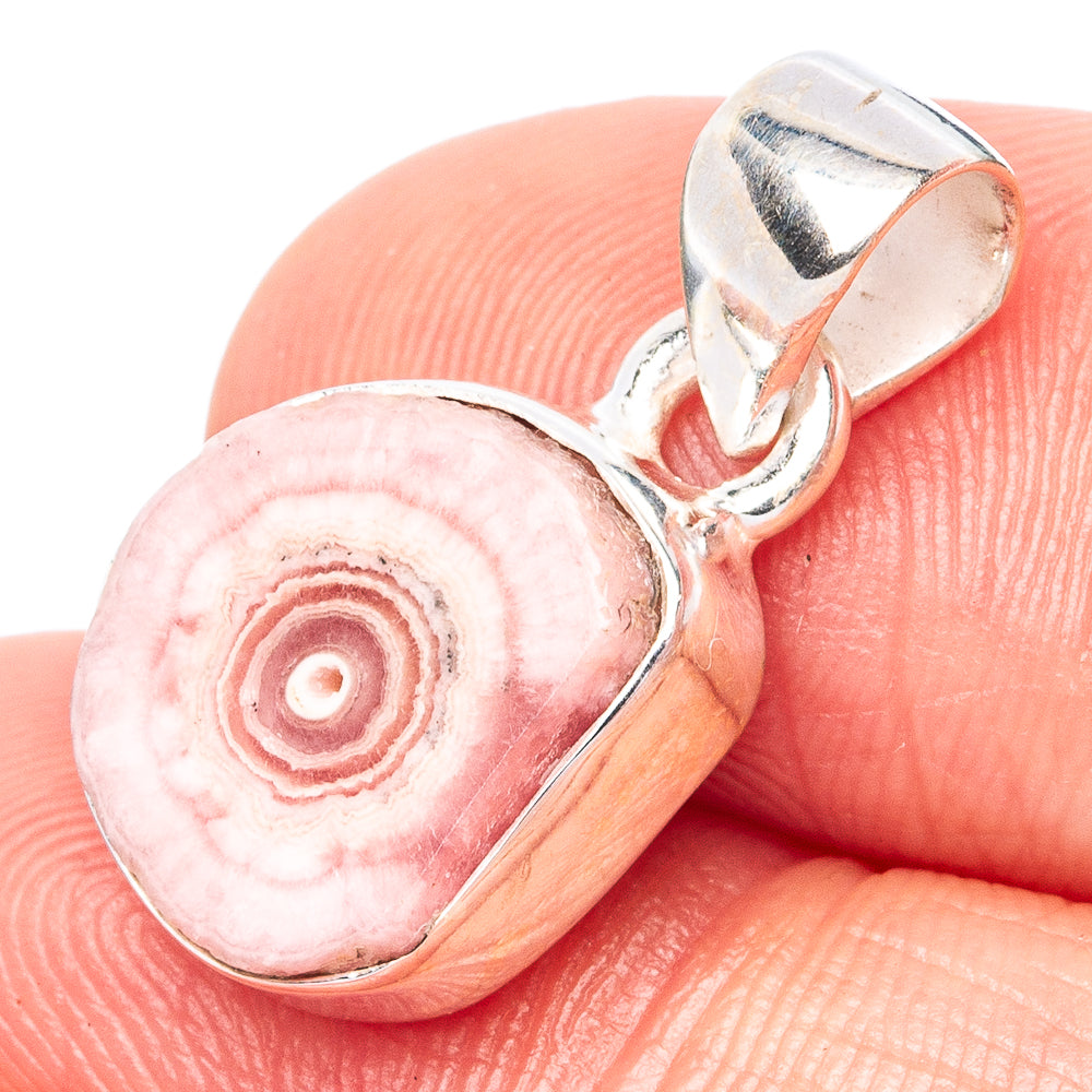 Rare Rhodochrosite Stalactite Pendant 7/8" (925 Sterling Silver) P42978