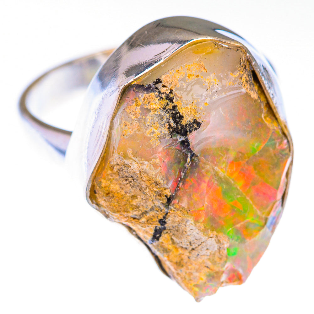 Raw Ethiopian Opal Ring Size 8 (925 Sterling Silver) RING139933
