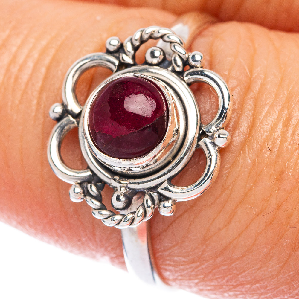 Ruby Dainty Ring Size 8 (925 Sterling Silver) R145744