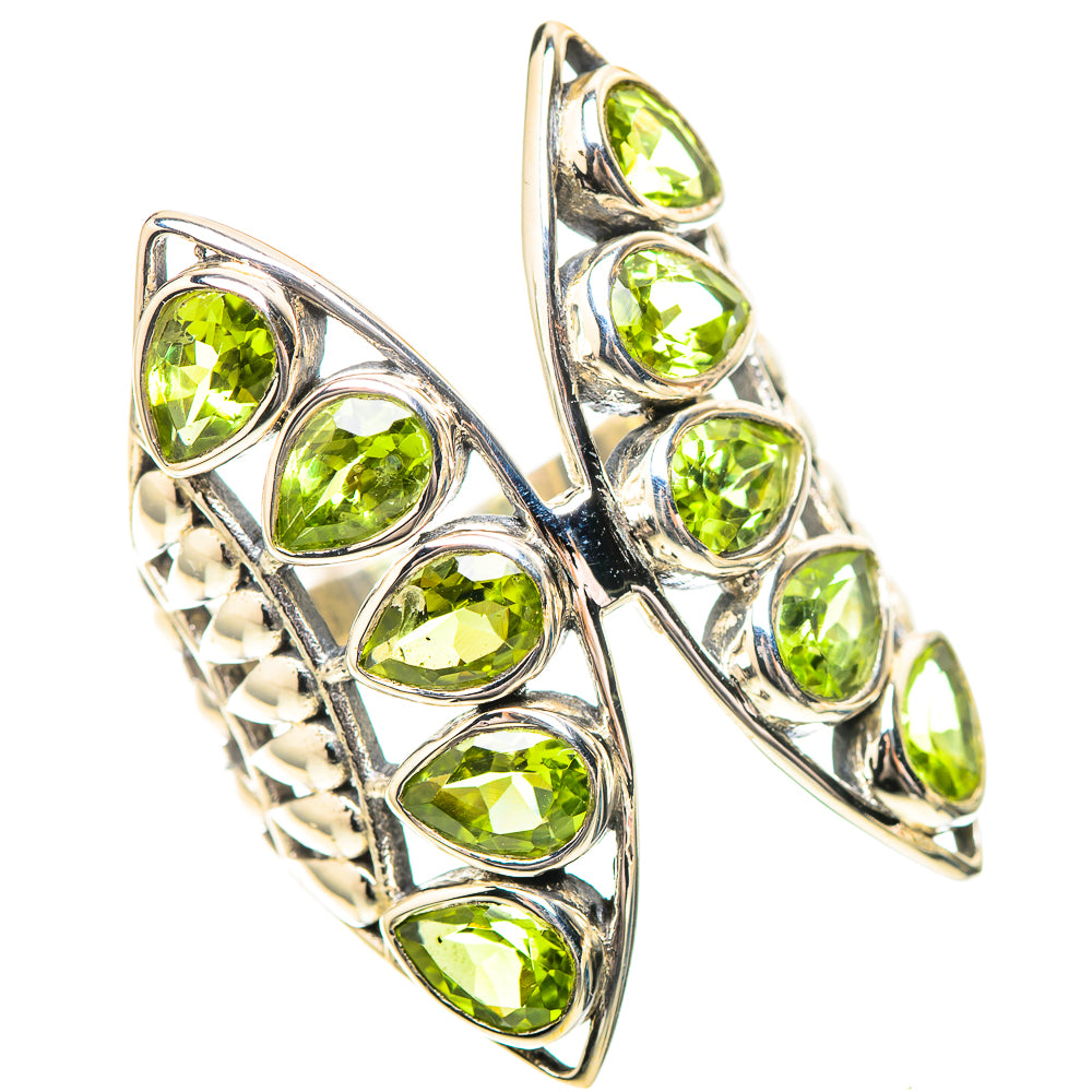Large Peridot 925 Sterling Silver Ring Size 8.5 (925 Sterling Silver) RING139648