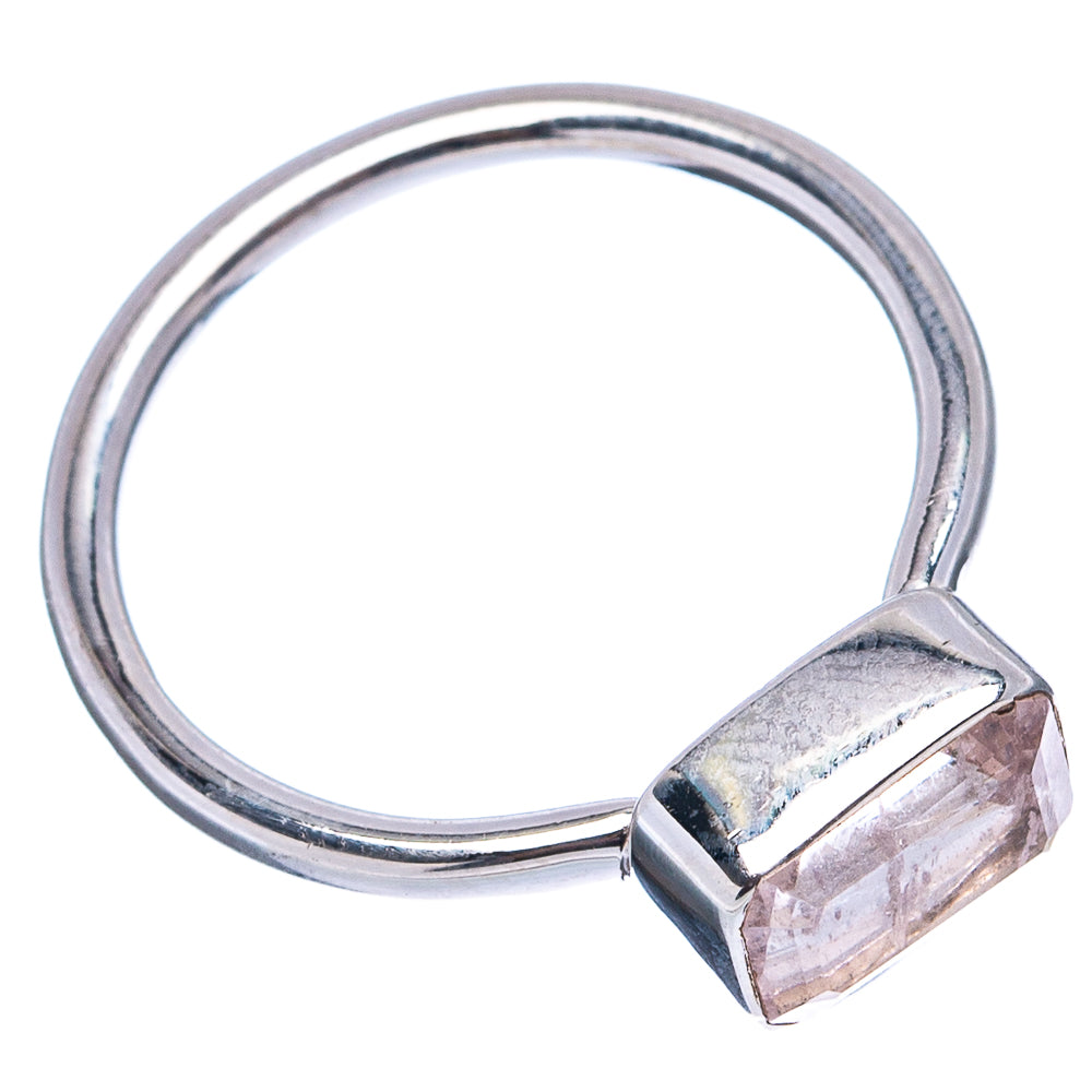 Rare Morganite Ring Size 5.75 (.925 Sterling Silver)