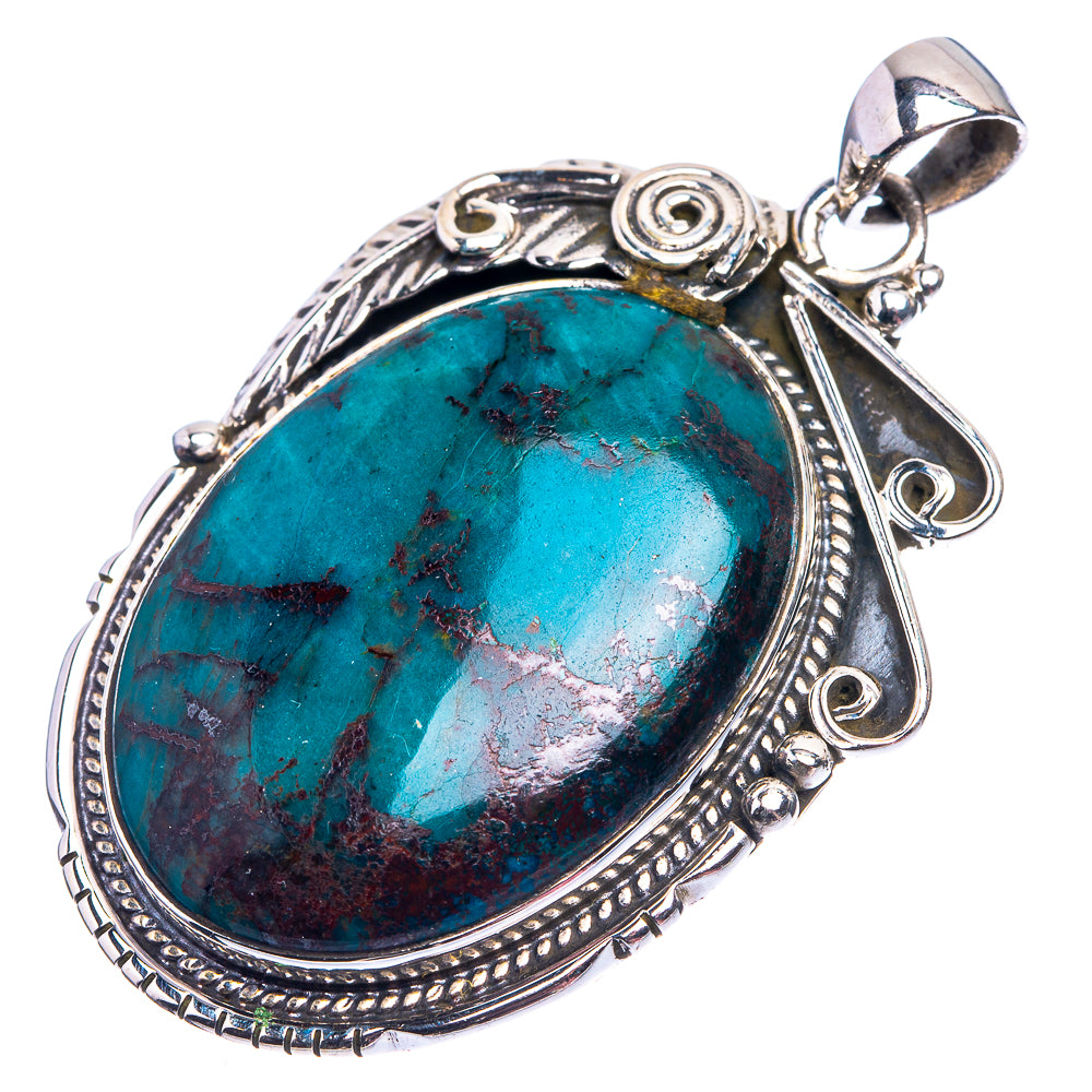 Shattuckite Pendant 2" (925 Sterling Silver) P38947