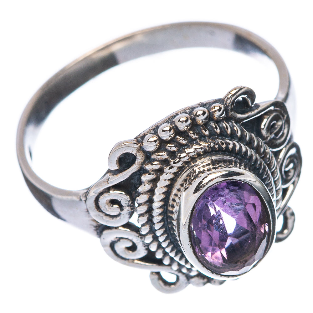 Faceted Amethyst Dainty Ring Size 6 (925 Sterling Silver) R145835