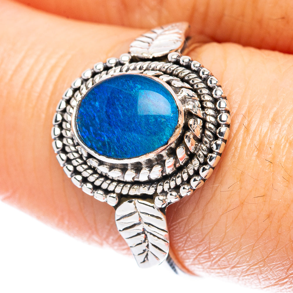 Rare Triple Opal Ring Size 8.25 (925 Sterling Silver) R3387