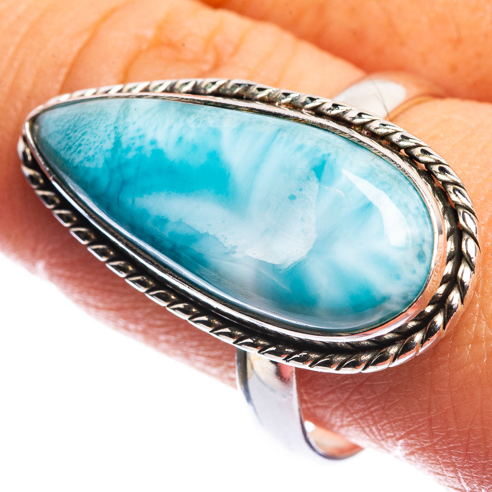 Larimar Ring Size 10 (925 Sterling Silver) R144084