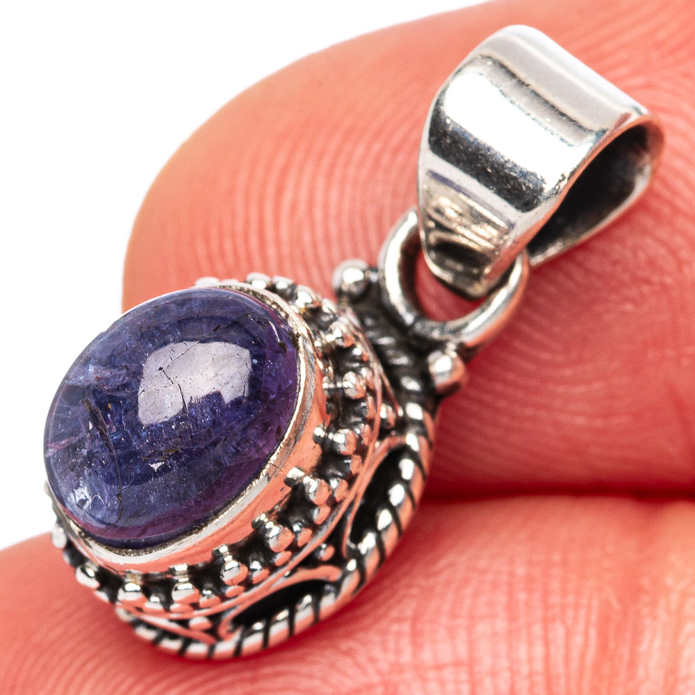 Rare  Tanzanite Pendants 7/8" (925 Sterling Silver) P42328
