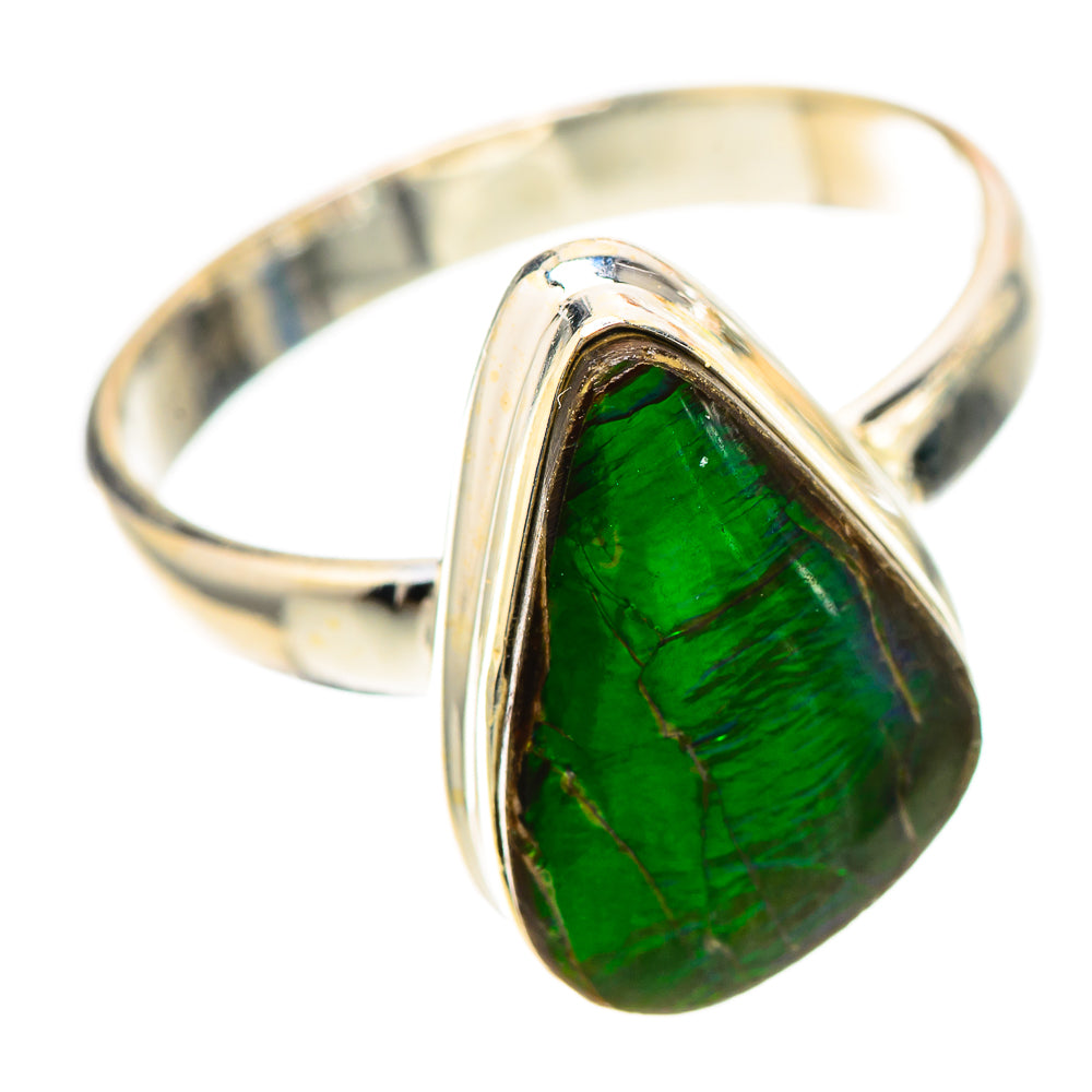 Ammolite Ring Size 9 (925 Sterling Silver) RING139234