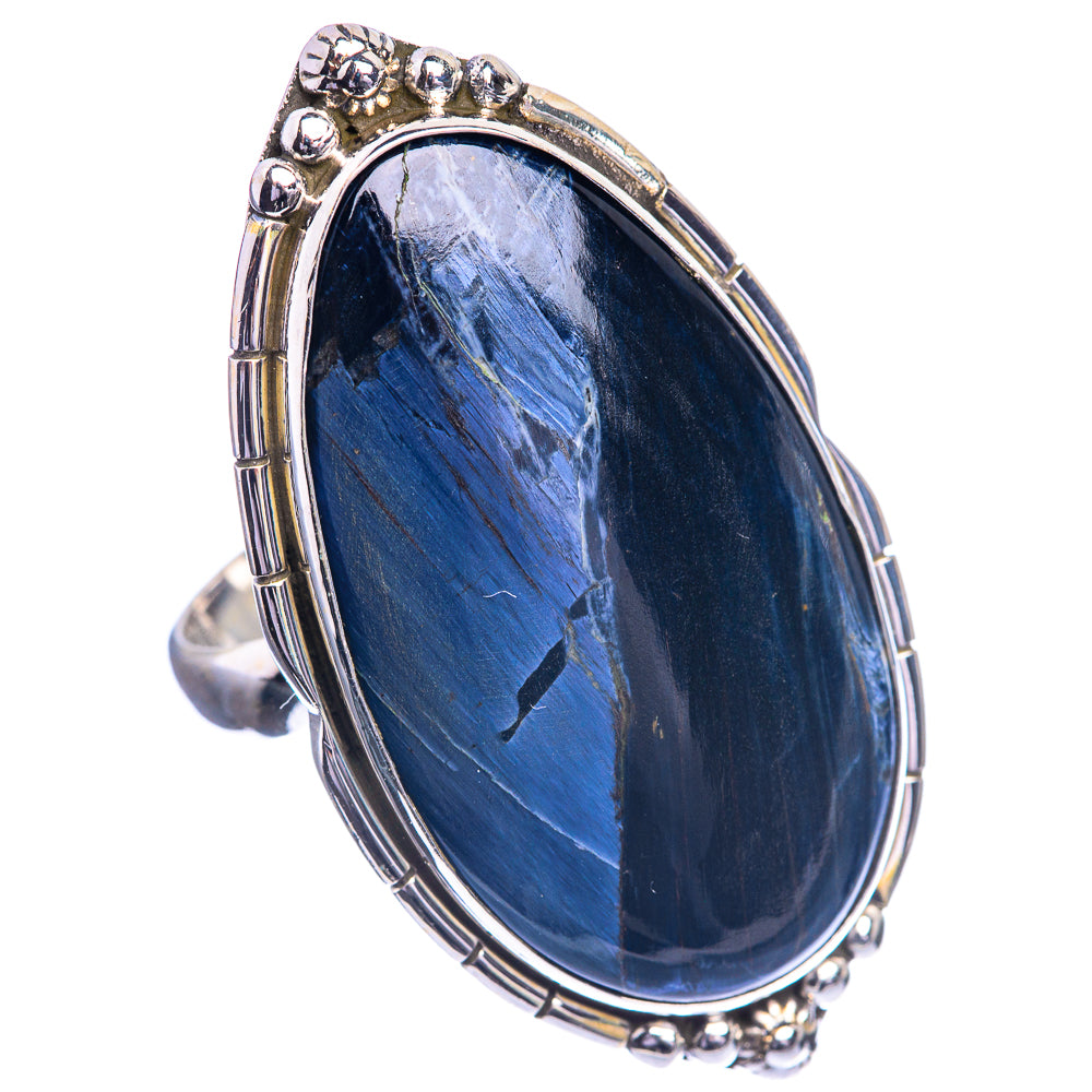 Huge Pietersite 925 Sterling Silver Ring Size 10