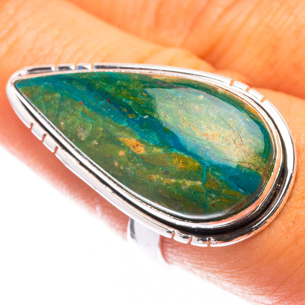 Peruvian Opal Ring Size 8 (925 Sterling Silver) R141189