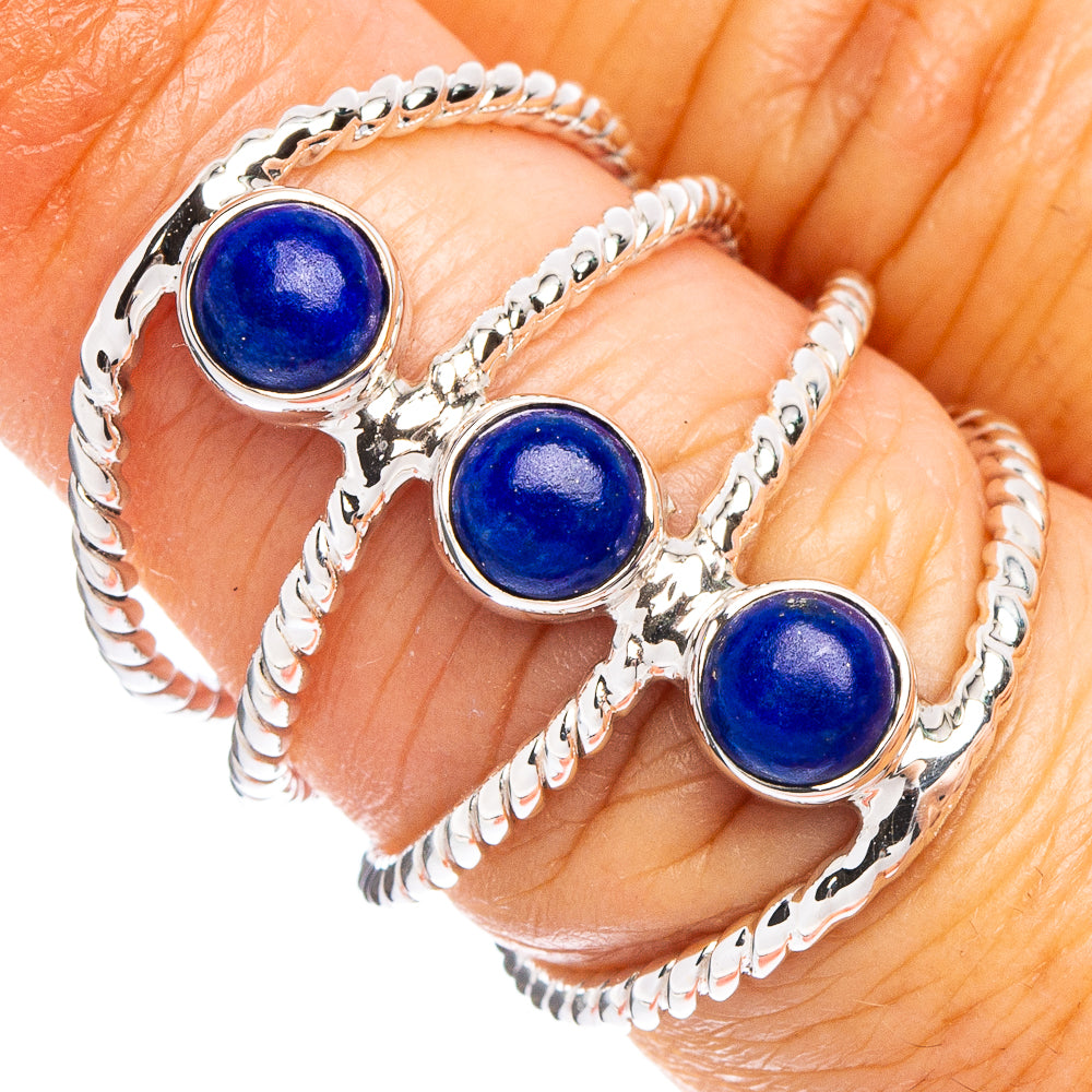 Lapis Lazuli 925 Sterling Silver Premium Ring Size 6.5 (925 Sterling Silver) R6469