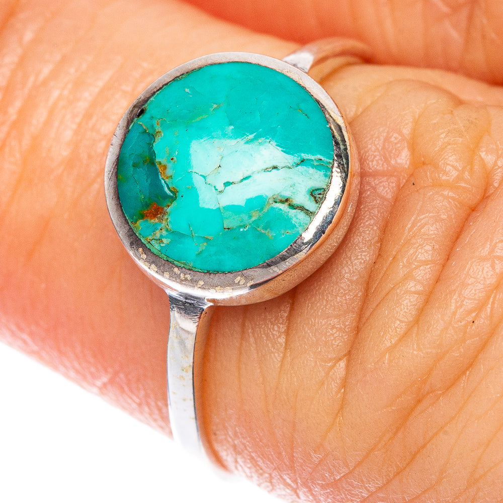 Rare Arizona Turquoise Ring Size 5.75 (925 Sterling Silver) R1490