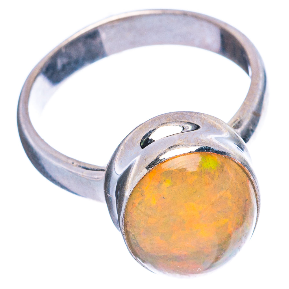 Rare Large Ethiopian Opal Ring Size 5.75 (925 Sterling Silver) R4887