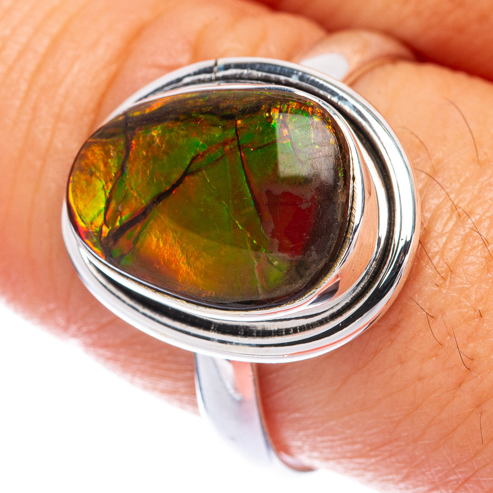Ammolite Ring Size 9.5 (925 Sterling Silver) R144982