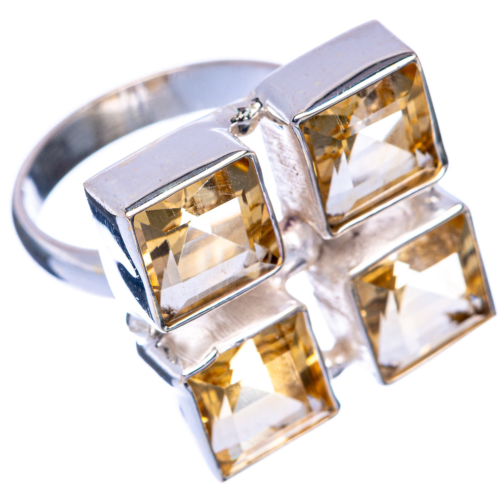 Large Citrine Ring Size 8 (925 Sterling Silver) R144933