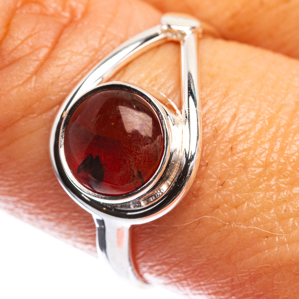 Baltic Amber Ring Size 9.25 (925 Sterling Silver) R142413