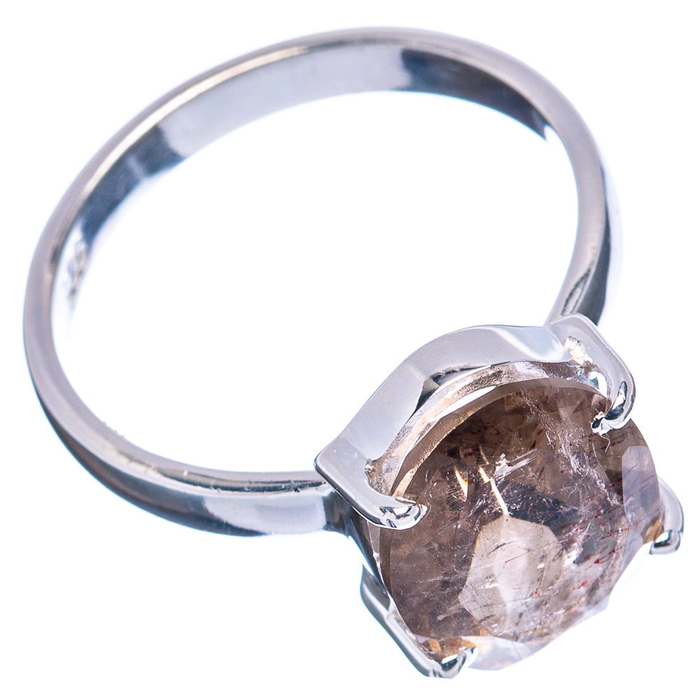 Rare Super Seven Ring Size 7 (.925 Sterling Silver)