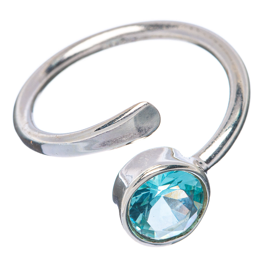 Blue Topaz Dainty Ring Size 6 (925 Sterling Silver) R145833