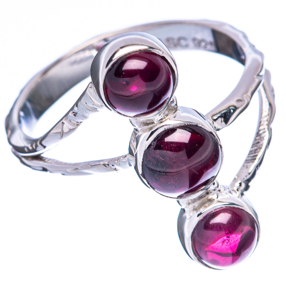 Asc Premium Garnet Ring Size 6.75 (925 Sterling Silver) R3470