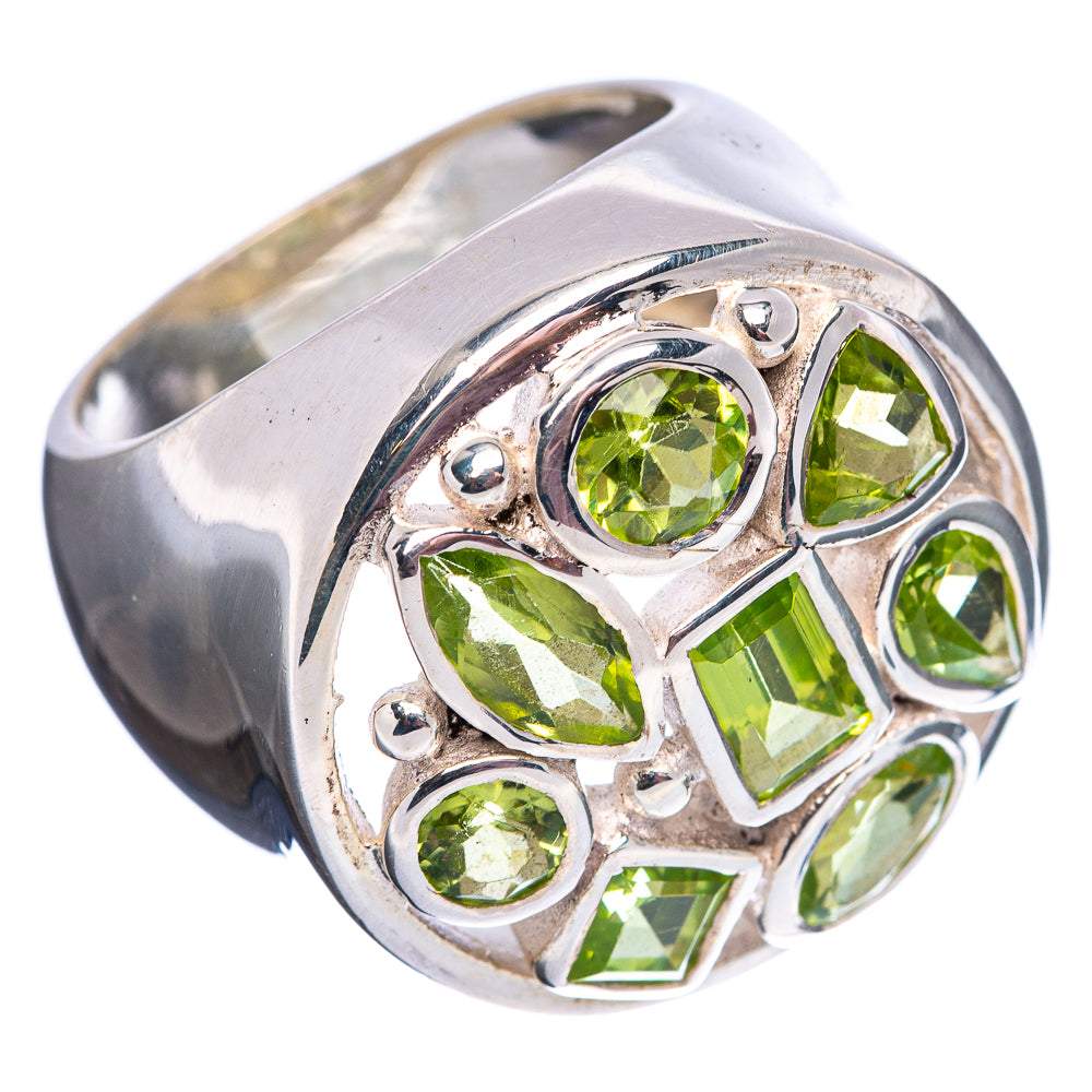 Premium Peridot Ring Size 7 (.925 Sterling Silver)