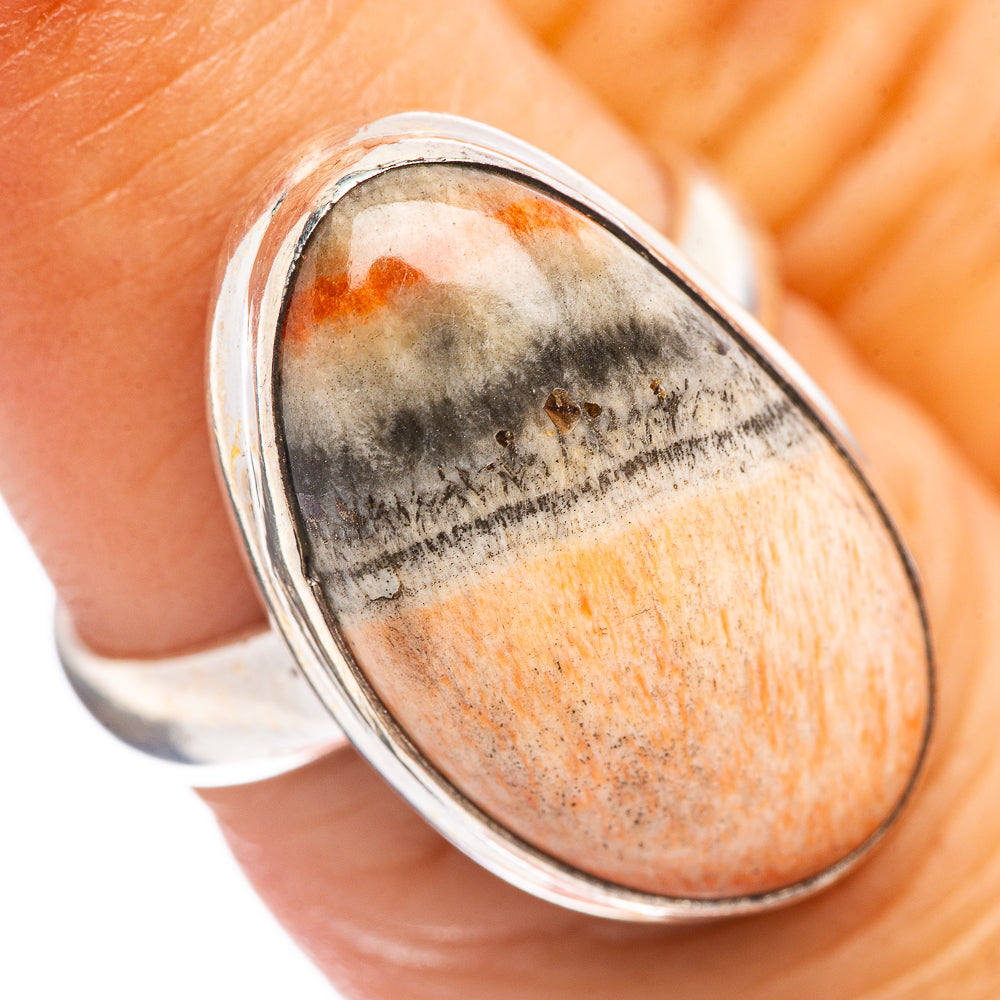 Celestobarite Ring Size 6.75 (.925 Sterling Silver)