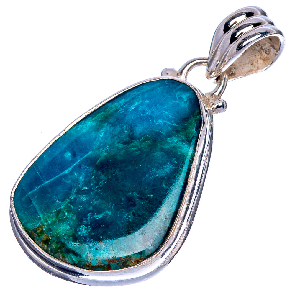 Rare Peruvian Opal Pendant 1 3/8" (925 Sterling Silver) P40757