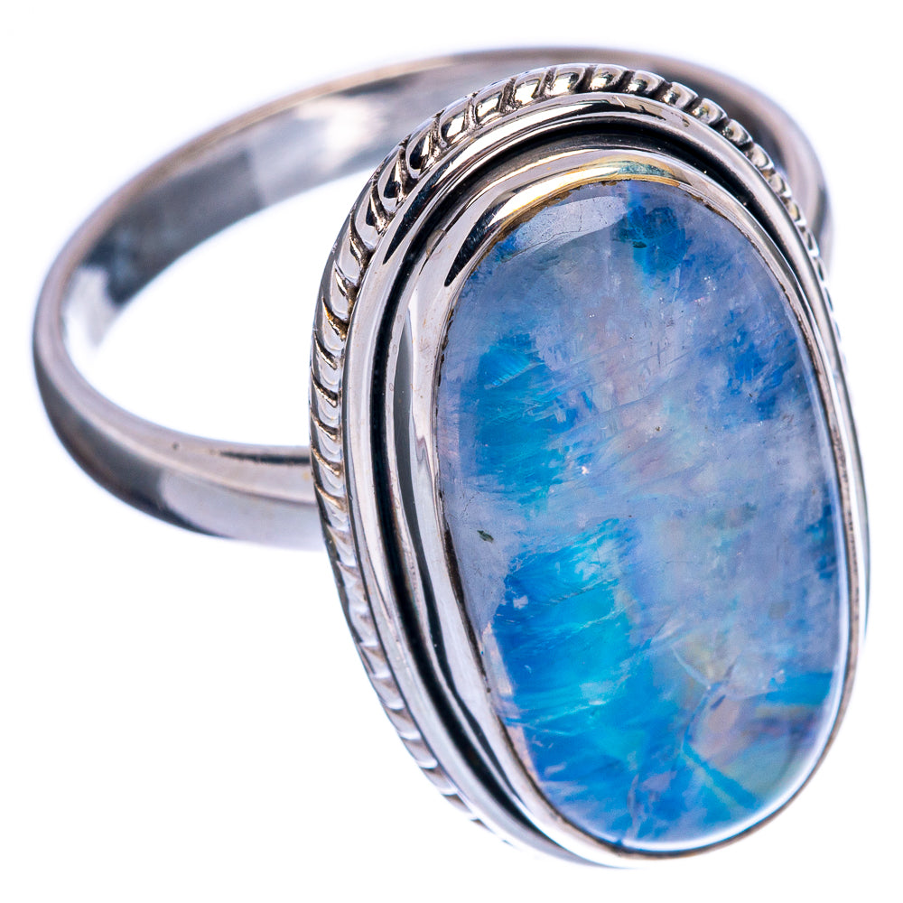 Large Rainbow Moonstone Ring Size 11.25 (925 Sterling Silver) R146488