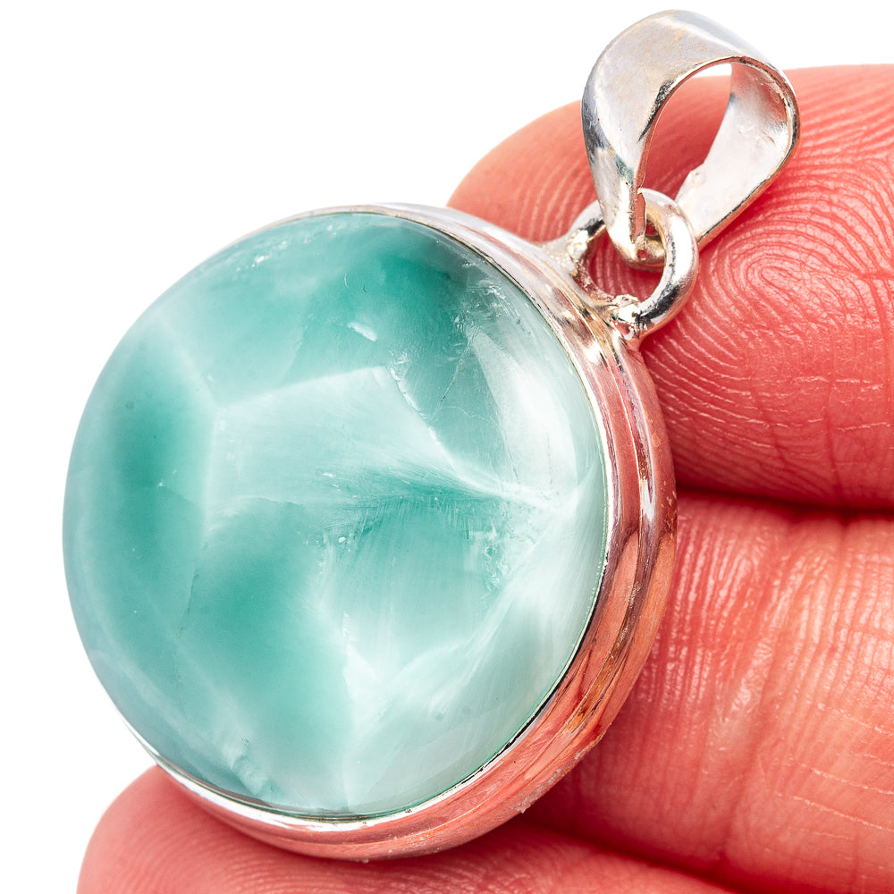 Smithsonite Pendant 1 3/8" (.925 Sterling Silver)