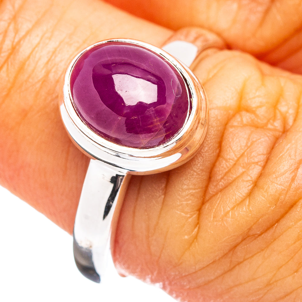 Premium Ruby Ring Size 7 (.925 Sterling Silver)