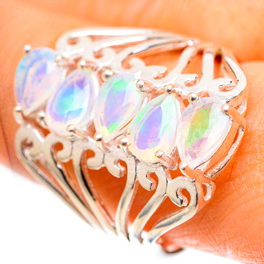 Ethiopian Opal 925 Sterling Silver Ring Size 9 (925 Sterling Silver) RING139469