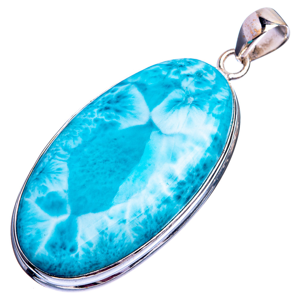 Larimar Pendant 2" (925 Sterling Silver) P39031