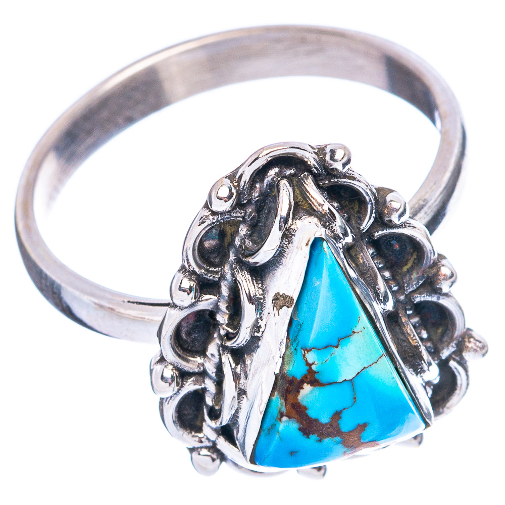 Rare Golden Hills Turquoise Ring Size 8.75 (925 Sterling Silver) R4869