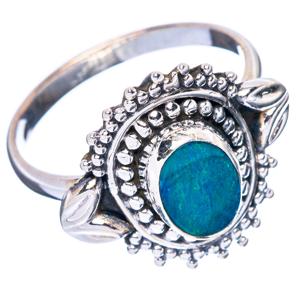 Rare Doublet Opal Ring Size 7.75 (925 Sterling Silver) R4444