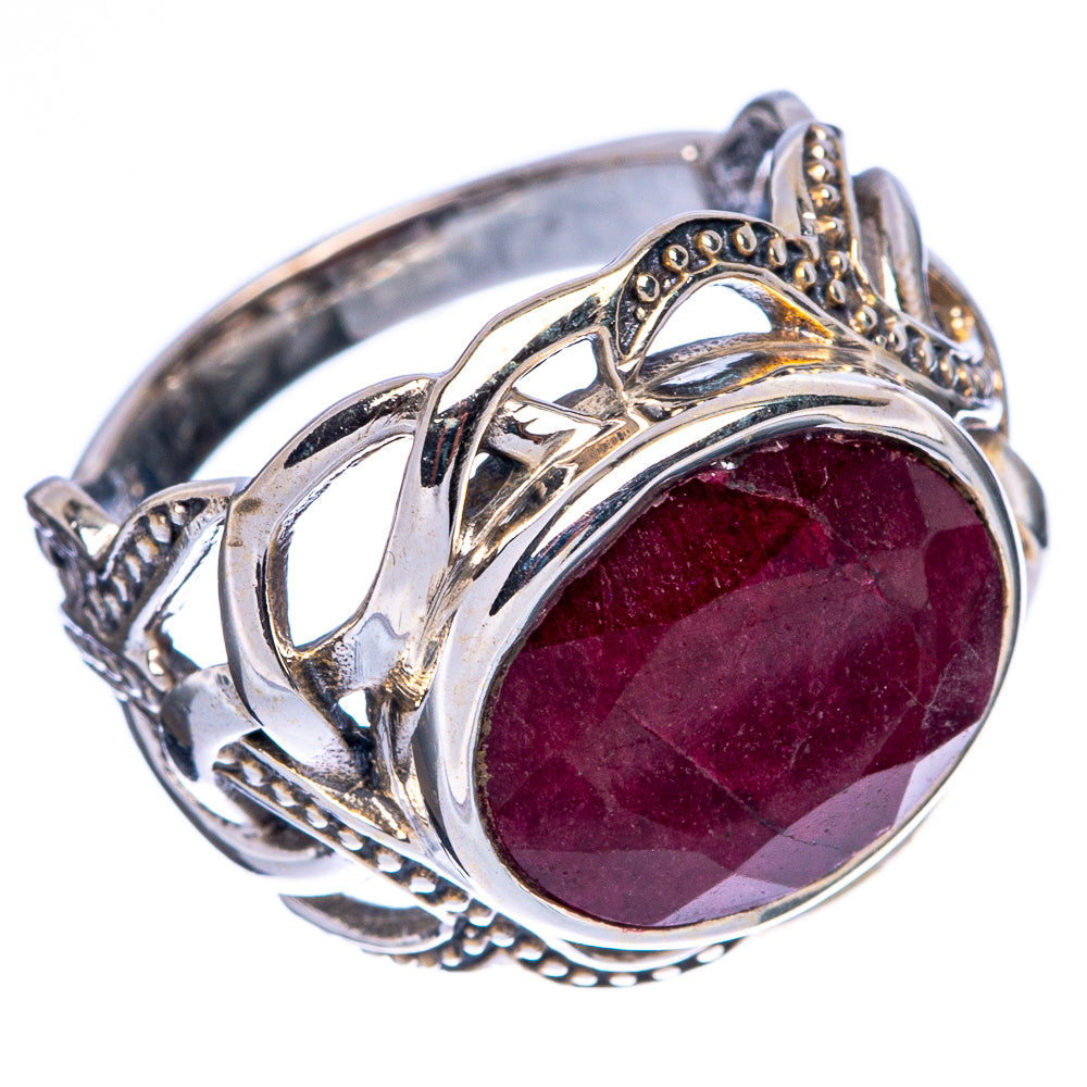 Red Sillimanite Ring Size 5.75 (925 Sterling Silver) R146151