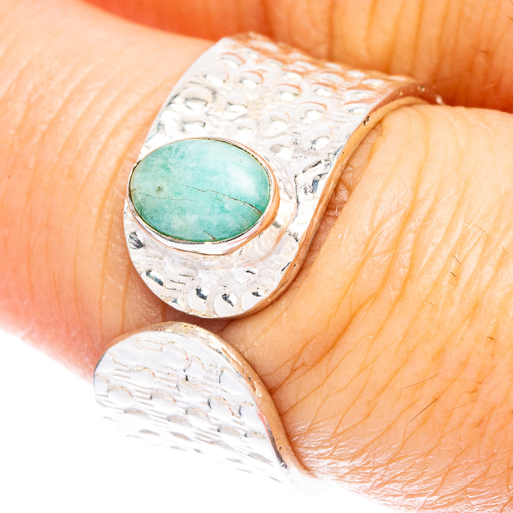 Amazonite Ring Size 6.75 (925 Sterling Silver) R146972