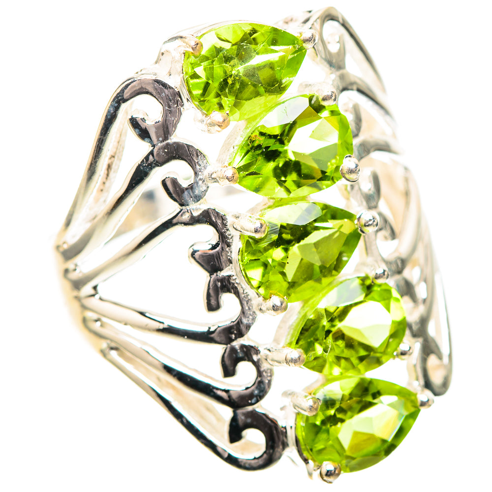 Peridot Ring Size 8.25 (925 Sterling Silver) RING139014