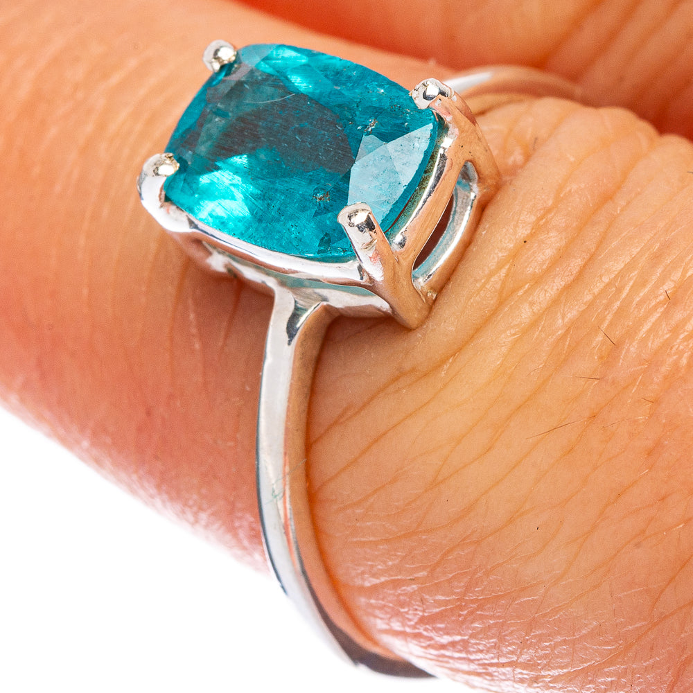 Rare Blue Apatite Ring Size 7.25 (925 Sterling Silver) R146695